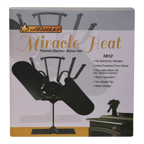 US Stove 4903456 Stove Fan Miracle Heat Steel Elegant