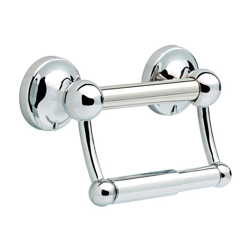 Toilet Paper Holder with Assist Bar 5" L Polished Chrome Stainless Steel Polished Chrome