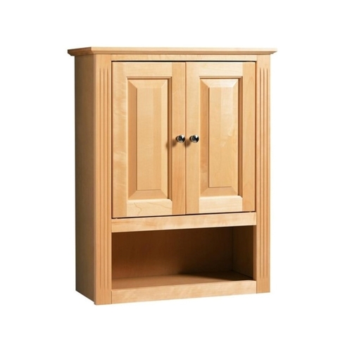 Bath Storage Cabinet 30" H X 24" W X 9" D Rectangle Natural Brown