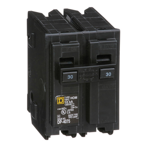 Square D HOM230C Circuit Breaker HomeLine 30 Amps Surge 2-Pole