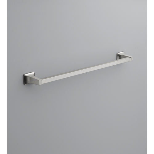 Towel Bar Brushed Nickel 24" L Die Cast Zinc Brushed Nickel