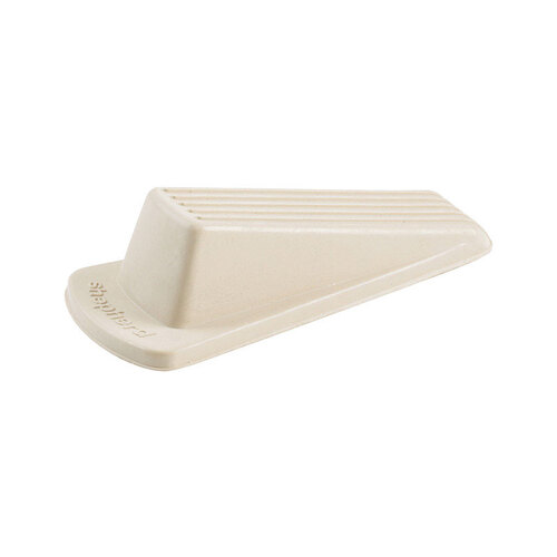 Wedge Door Stop, Rubber Off-White