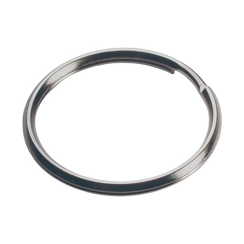 Hillman 701406 Key Ring 1-1/2" D Tempered Steel Silver Split Rings/Cable Rings Silver