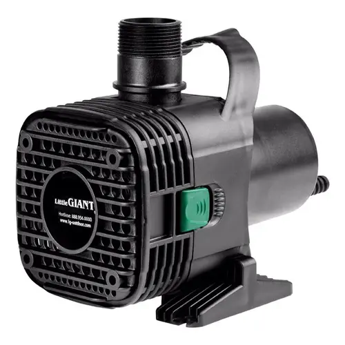 Little Giant 566724 Wet Rotor Pump, 1.3 A, 115 V, 1/2 in Connection, 1295 gph, Horizontal, Vertical Mounting