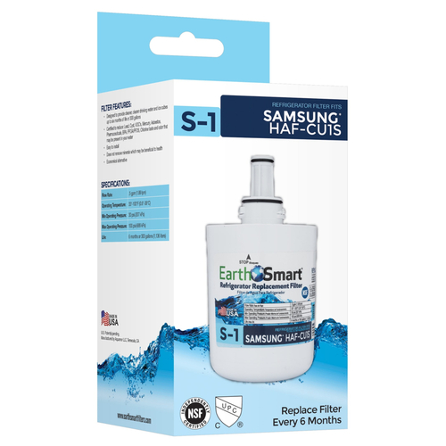 EarthSmart 102620 Replacement Filter S-1 Refrigerator For Samsung HAFCU1