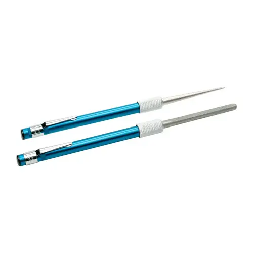 Smith's 51446 Diamond Retractable Sharpener 5" L Monocrystalline Diamond 400 Grit Blue
