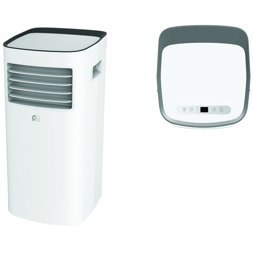 Perfect Aire 2PORT9000A Portable Air Conditioner with Remote 190 sq ft 2 speed 9000 BTU White