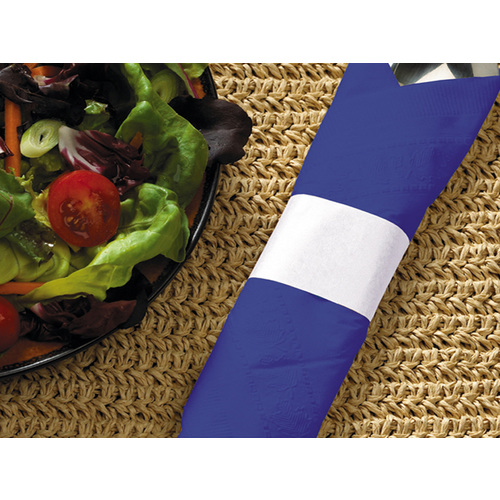 HOFFMASTER 883142 NAPKIN BANDS WHITE PAPER 4.25X1.5
