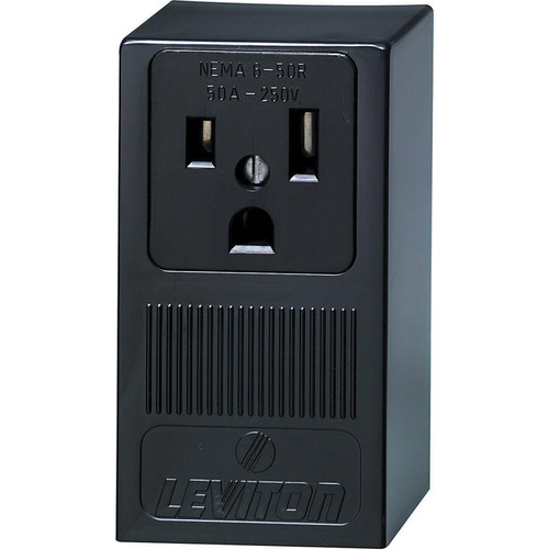 Outlet 50 amps 250 V Black 6-50R Black