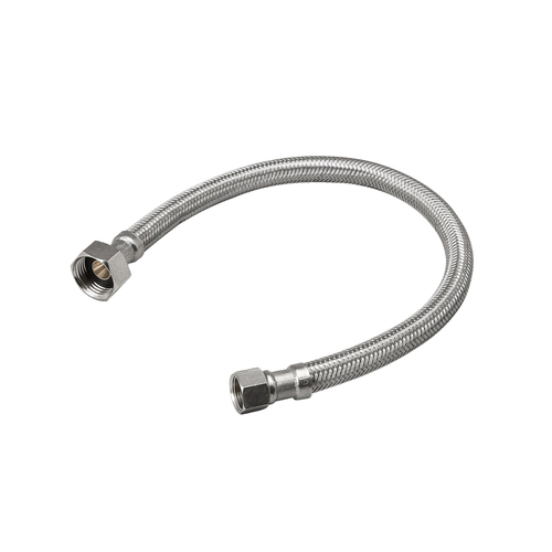 BK Products 496-062 Faucet Supply Line ProLine 1/2" Compression X 1/2" D FIP 16" Braided Stainless Steel Faucet Supply