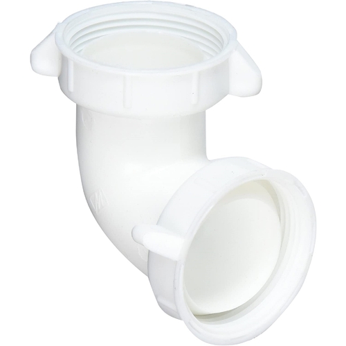 90 Degree Elbow 1-1/2" Slip in. Plastic