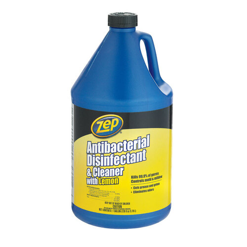 ZEP ZUBAC128 Antibacterial Disinfectant Lemon Scent 1 Gal