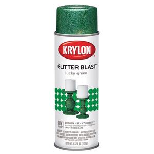 Krylon Glitter Blast Spray Paint - Lucky Green, 5.75 oz can
