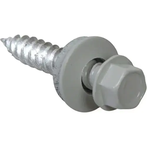 Sheet Metal Screws Pro-Twist No. 9 Sizes X 1" L Hex Round Washer Head 1 lb Zinc-Plated