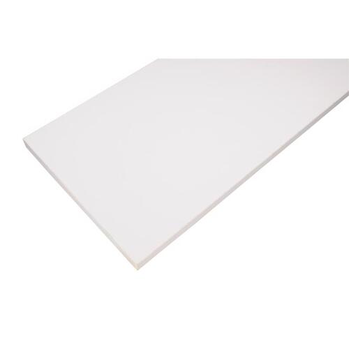 Rubbermaid FG4B7700WHT-XCP5 Shelf Board .625" H X 24" W X 10" D White Wood Laminate - pack of 5