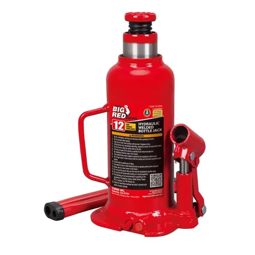 Torin T91203B Automotive Bottle Jack Big Red Hydraulic 24000 lb Red