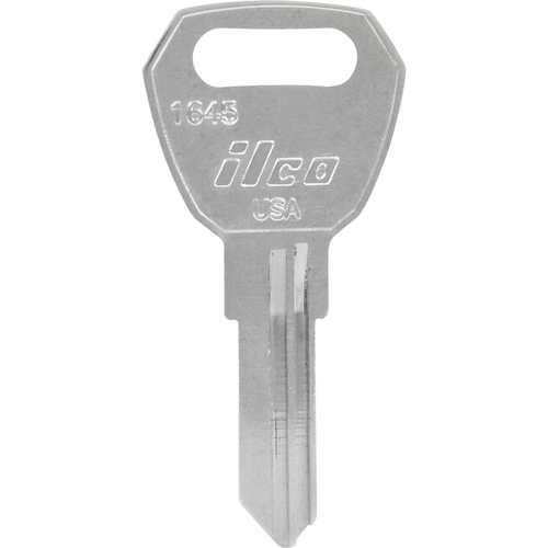 Key Blank KeyKrafter Universal House/Office 2039 1645 Single For Fulton Locks Silver