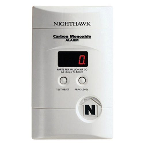 Carbon Monoxide Detector Nighthawk Plug-In w/Battery Back-up Electrochemical