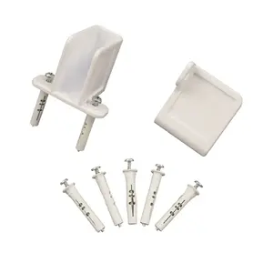 Organized Living Plastic Sidewall Brackets with Trilock Anchors 2 pk Organized Living Plastic Sidewall Brackets with Trilock Anchors 2 pk