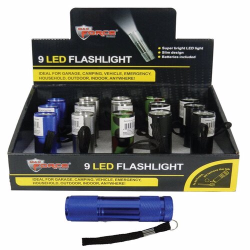 Diamond Visions FL-9LE Flashlight Max Force Assorted LED AAA Battery Assorted