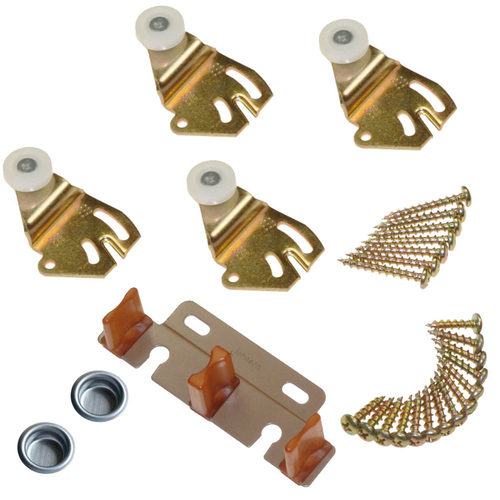 By-Pass Part Set Brass-Plated Brown/White Metal Brass-Plated