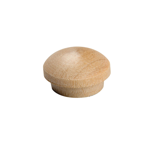 Screw Hole Button, Oak Wood - pack of 12