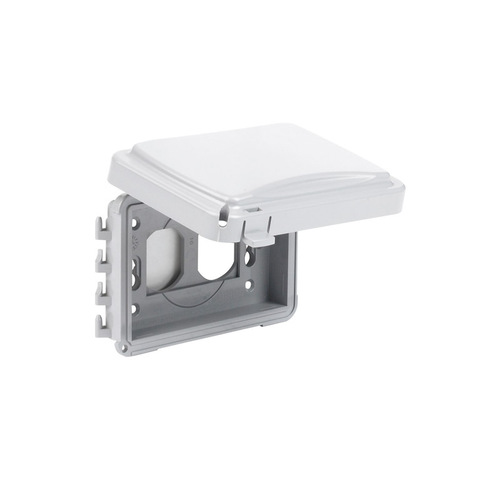 TAYMAC MM110G Receptacle Box Cover Rectangle Plastic 1 gang For