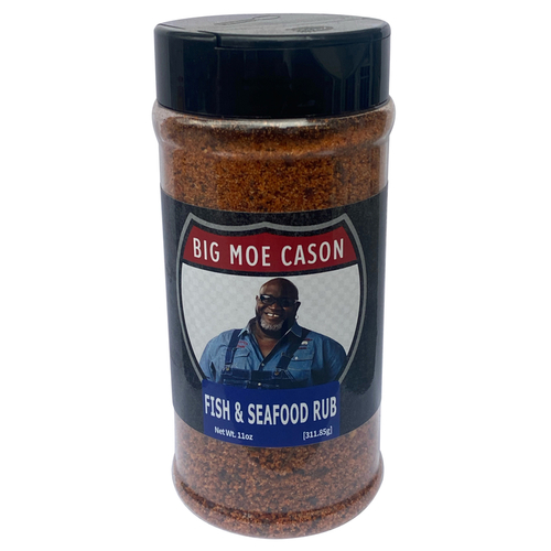 Big Moe Cason MOFISH BBQ Rub Fish and Seafood 11 oz