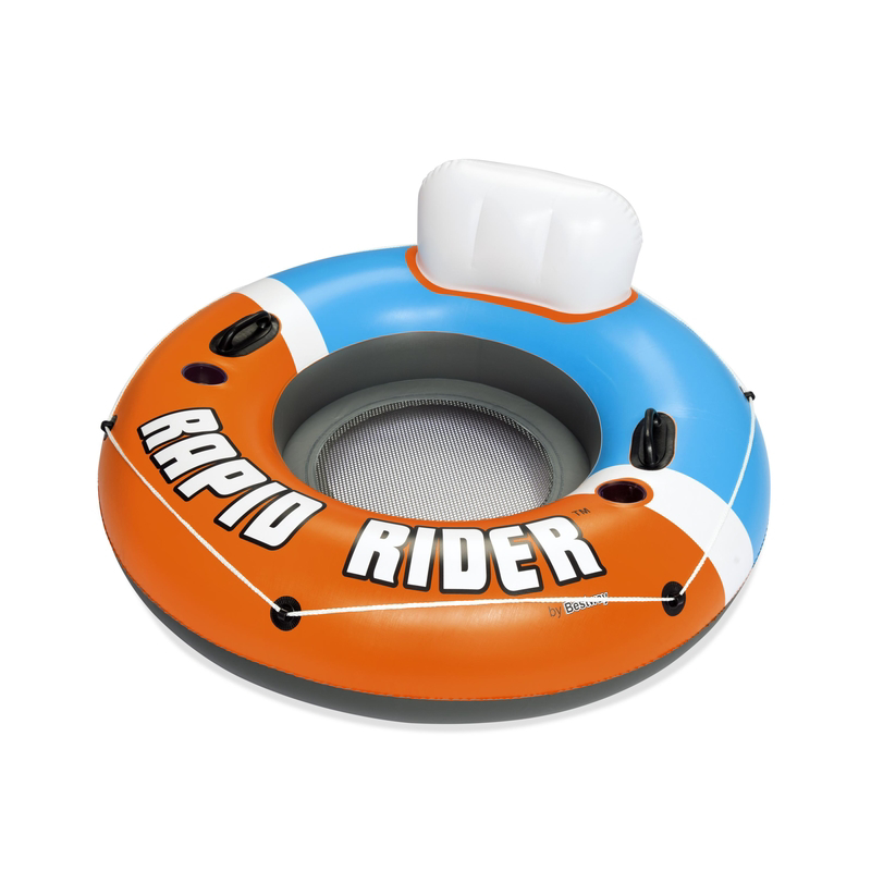 Bestway 43116E Floating Tube Hydro- Force Multicolored Vinyl Rapid Rider Multicolored