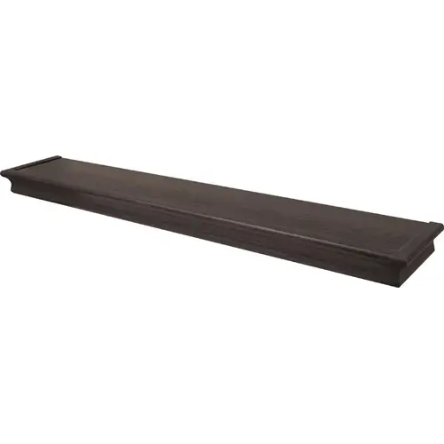 Floating Shelf High and Mighty 2.5" H X 36" W X 6" D Espresso Plastic Espresso - pack of 2