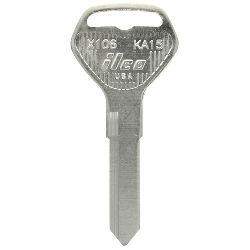 Key Blank KeyKrafter Automotive 2054 KA15 Double For Kawasaki Silver - pack of 4