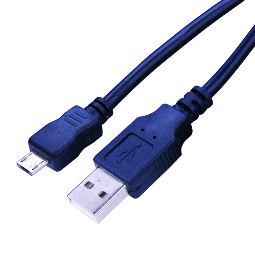 Charge and Sync Cable Micro to USB 3 ft. Black Black