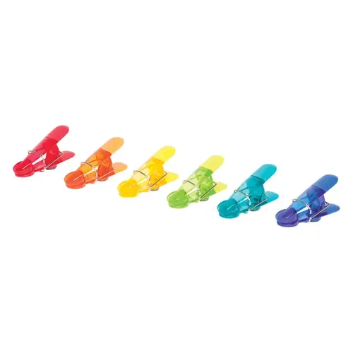 Magnetic Bag Clips Assorted ABS/TPR Assorted - pack of 12