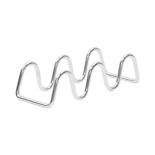 TABLECRAFT TRW23 Taco Holder Taco Taxi Silver Stainless Steel Silver