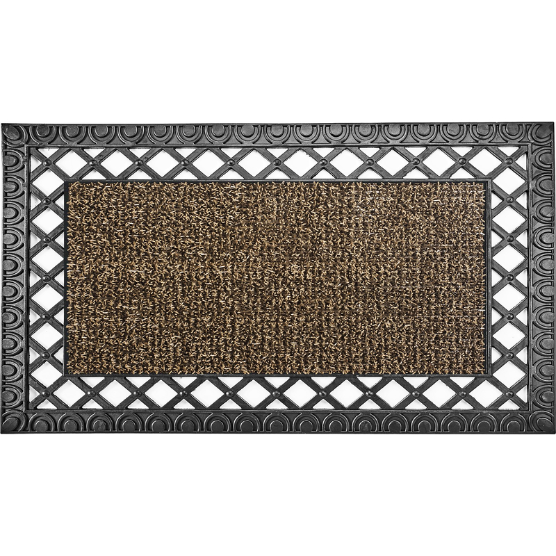 GrassWorx 10376405 Door Mat 30" L X 18" W Sand French Quarter Indoor and Outdoor AstroTurf Nonslip Sand