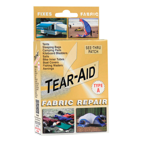 Tear-Aid D-KIT-A01-100 Fabric Repair Kit Patch Type A Clear