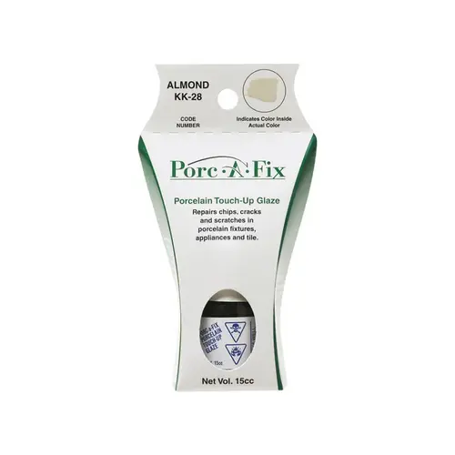 Porc-A-Fix KK-28 Porc-A-Fix Kohler Almond Porcelain Touch-up Paint, 15cc