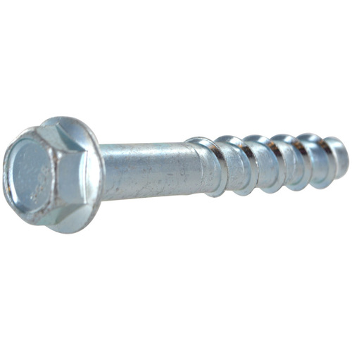 Hillman 372217 Concrete Screw Anchor ScrewBolt+ 1/4" D X 3" L Steel