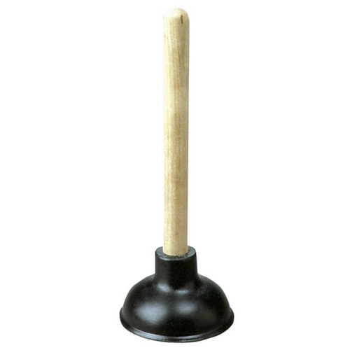 Mini Toilet Plunger 9" L X 4" D