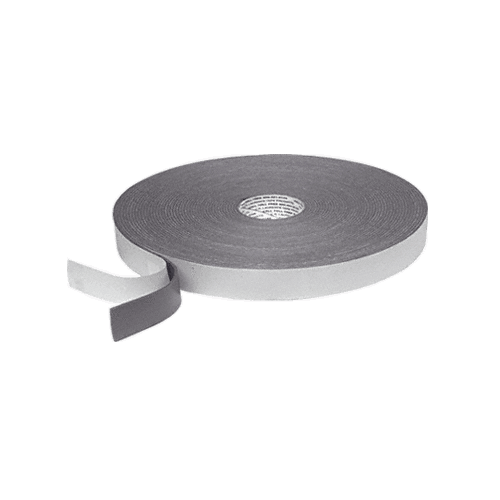 Gray 1/8" x 1/2" Single Sided Foam Glazing Tape