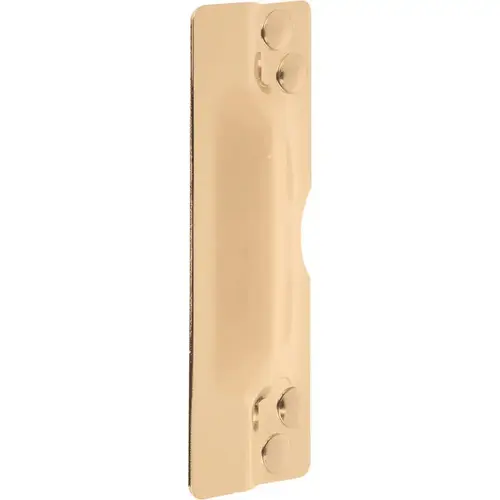 Latch Guard, 11 in L, 3 in W, Steel, Brass