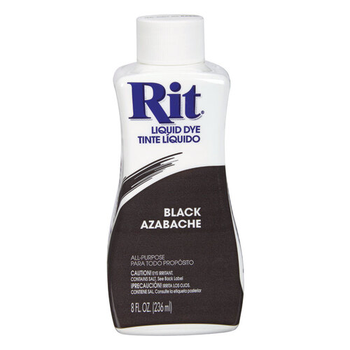 Rit 88159-XCP3 Dye 8 oz Black For Fabric Black - pack of 3