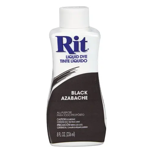 Rit 88159 Dye 8 oz Black For Fabric Black