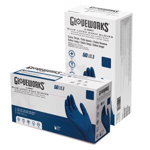 Gloveworks Blue Vinyl Disposable Gloves