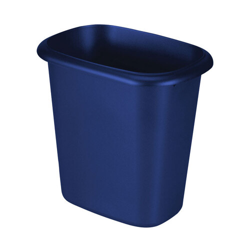 Rubbermaid 1791163 Wastebasket 1.5 gal Royal Blue Plastic Open Top