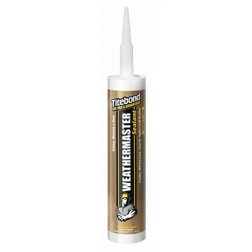 WeatherMaster Sealant, White, -75 to 300 deg F, 10.1 oz Cartridge