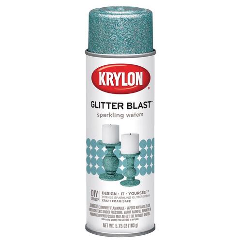 KRYLON K03810000 Glitter Blast Spray Paint, Glitter, 5.75 oz, Aerosol Can