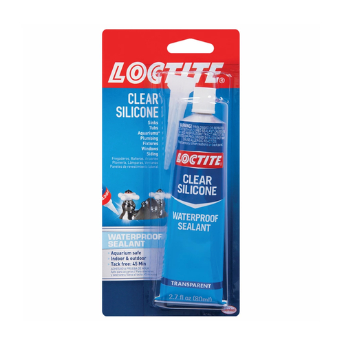 Loctite 908570-XCP6 All-Weather Adhesive Clear Silicone Medium Strength Silicone 2.7 oz Clear - pack of 6