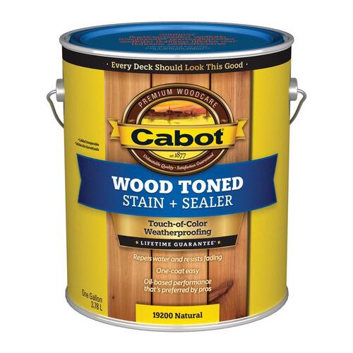 Cabot 140.0019200.007 Deck and Siding Stain Wood Toned Stain & Sealer