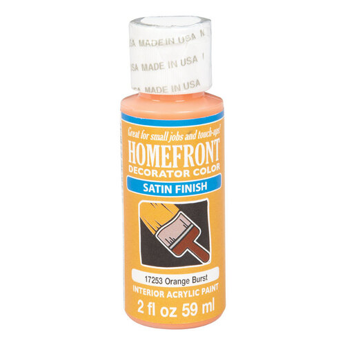 Homefront 17253-XCP3 Hobby Paint Satin Orange Burst 2 oz Orange Burst - pack of 3